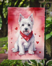 Load image into Gallery viewer, Westie Valentine’s Day Garden Flag – Dog-Themed Heart Yard Decor