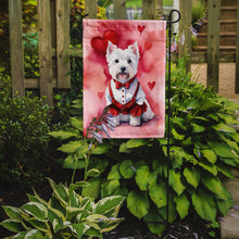 Load image into Gallery viewer, Westie Valentine’s Day Garden Flag – Dog-Themed Heart Yard Decor