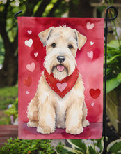 Load image into Gallery viewer, Wheaten Terrier Valentine’s Day Garden Flag – Dog-Themed Heart Yard Decor