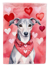 Load image into Gallery viewer, Whippet My Valentine House Flag
