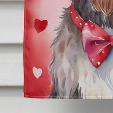Load image into Gallery viewer, Wirehaired Pointing Griffon My Valentine House Flag