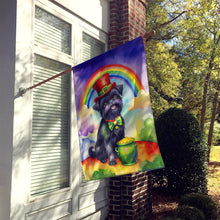 Load image into Gallery viewer, Affenpinscher St Patrick's Day House Flag