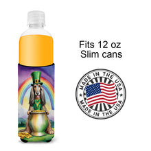 Load image into Gallery viewer, Afghan Hound St Patrick's Day Slim Can Huggers – Fun, Functional Drink Coolers for Every Occasion