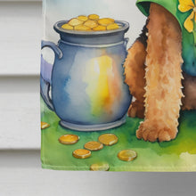 Load image into Gallery viewer, Airedale Terrier St Patrick's Day House Flag