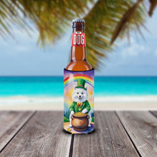 Load image into Gallery viewer, American Eskimo St Patrick's Day Slim Can Huggers – Fun, Functional Drink Coolers for Every Occasion