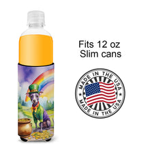 Load image into Gallery viewer, American Hairless Terrier St Patrick's Day Slim Can Huggers – Fun, Functional Drink Coolers for Every Occasion