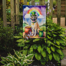 Load image into Gallery viewer, Anatolian Shepherd St. Patrick’s Day Garden Flag – Dog with Pot of Gold &amp; Rainbow Yard Decor