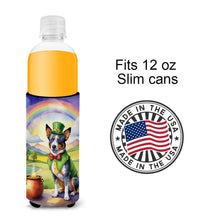 Load image into Gallery viewer, Australian Cattle Dog St Patrick's Day Slim Can Huggers – Fun, Functional Drink Coolers for Every Occasion