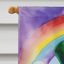Load image into Gallery viewer, Basset Hound St Patrick's Day House Flag