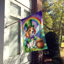 Load image into Gallery viewer, Beagle St Patrick's Day House Flag