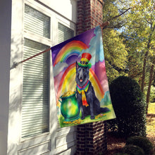 Load image into Gallery viewer, Belgian Sheepdog St Patrick's Day House Flag