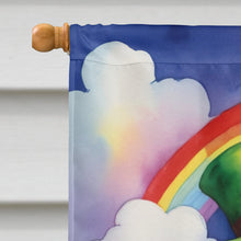 Load image into Gallery viewer, Bichon Frise St Patrick's Day House Flag