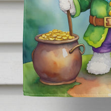 Load image into Gallery viewer, Bichon Frise St Patrick's Day House Flag