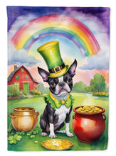 Load image into Gallery viewer, Boston Terrier St Patrick's Day House Flag