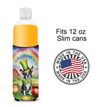 Load image into Gallery viewer, Boston Terrier St Patrick's Day Slim Can Huggers – Fun, Functional Drink Coolers for Every Occasion