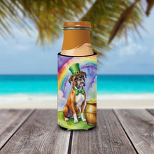 Load image into Gallery viewer, Boxer St Patrick's Day Slim Can Huggers – Fun, Functional Drink Coolers for Every Occasion