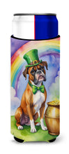 Load image into Gallery viewer, Boxer St Patrick's Day Slim Can Huggers – Fun, Functional Drink Coolers for Every Occasion