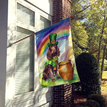 Load image into Gallery viewer, Boykin Spaniel St Patrick's Day House Flag