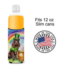 Load image into Gallery viewer, Boykin Spaniel St Patrick's Day Slim Can Huggers – Fun, Functional Drink Coolers for Every Occasion
