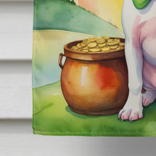 Load image into Gallery viewer, Bull Terrier St Patrick's Day House Flag