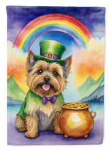 Load image into Gallery viewer, Cairn Terrier St Patrick's Day House Flag