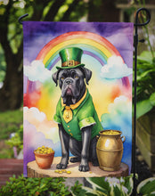 Load image into Gallery viewer, Cane Corso St. Patrick’s Day Garden Flag – Dog with Pot of Gold &amp; Rainbow Yard Decor