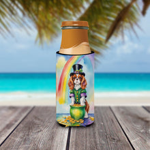 Load image into Gallery viewer, Cavalier Spaniel St Patrick's Day Slim Can Huggers – Fun, Functional Drink Coolers for Every Occasion
