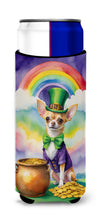 Load image into Gallery viewer, Chihuahua St Patrick's Day Slim Can Huggers – Fun, Functional Drink Coolers for Every Occasion