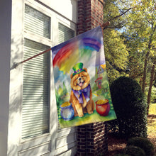 Load image into Gallery viewer, Chow Chow St Patrick's Day House Flag