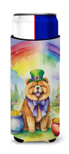 Load image into Gallery viewer, Chow Chow St Patrick's Day Slim Can Huggers – Fun, Functional Drink Coolers for Every Occasion