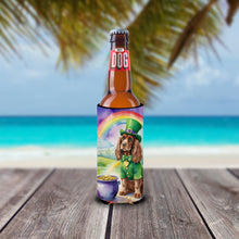 Load image into Gallery viewer, Cocker Spaniel St Patrick's Day Slim Can Huggers – Fun, Functional Drink Coolers for Every Occasion