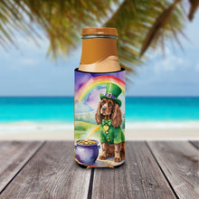 Load image into Gallery viewer, Cocker Spaniel St Patrick's Day Slim Can Huggers – Fun, Functional Drink Coolers for Every Occasion