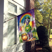 Load image into Gallery viewer, Dalmatian St Patrick's Day House Flag