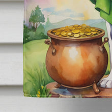 Load image into Gallery viewer, Dalmatian St Patrick's Day House Flag