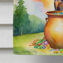 Load image into Gallery viewer, Doberman Pinscher St Patrick's Day House Flag