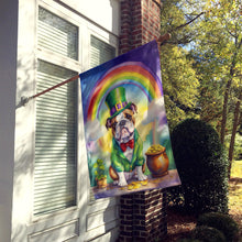 Load image into Gallery viewer, English Bulldog St Patrick's Day House Flag