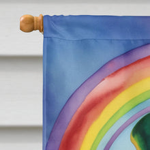 Load image into Gallery viewer, English Bulldog St Patrick's Day House Flag