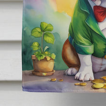 Load image into Gallery viewer, English Bulldog St Patrick's Day House Flag