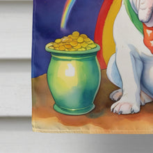 Load image into Gallery viewer, English Bulldog St Patrick's Day House Flag