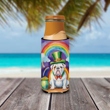 Load image into Gallery viewer, English Bulldog St Patrick's Day Slim Can Huggers – Fun, Functional Drink Coolers for Every Occasion