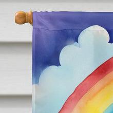 Load image into Gallery viewer, English Foxhound St Patrick's Day House Flag