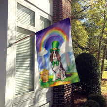 Load image into Gallery viewer, English Springer Spaniel St Patrick's Day House Flag