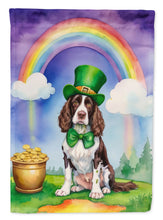 Load image into Gallery viewer, English Springer Spaniel St Patrick's Day House Flag