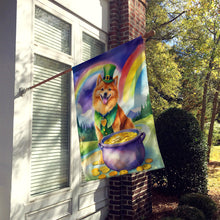 Load image into Gallery viewer, Finnish Spitz St Patrick's Day House Flag