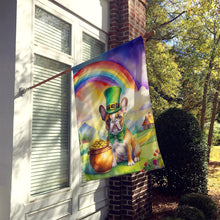 Load image into Gallery viewer, French Bulldog St Patrick's Day House Flag