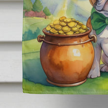 Load image into Gallery viewer, French Bulldog St Patrick's Day House Flag