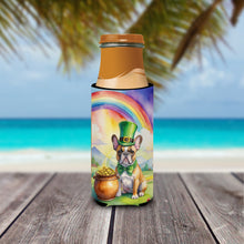 Load image into Gallery viewer, French Bulldog St Patrick's Day Slim Can Huggers – Fun, Functional Drink Coolers for Every Occasion