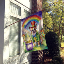 Load image into Gallery viewer, French Bulldog St Patrick's Day House Flag