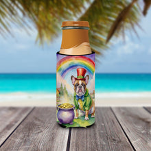 Load image into Gallery viewer, French Bulldog St Patrick's Day Slim Can Huggers – Fun, Functional Drink Coolers for Every Occasion