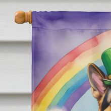 Load image into Gallery viewer, German Shepherd St Patrick's Day House Flag